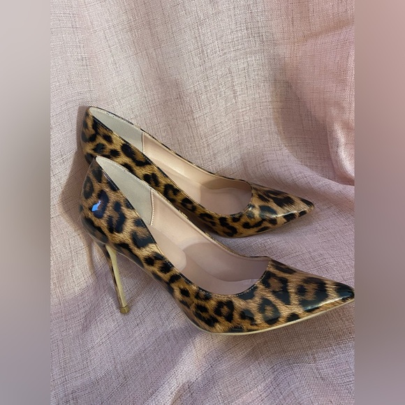 Shoes - Patent Leather High Heels